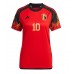 Belgia Eden Hazard #10 Kotipaita Naiset MM-kisat 2022 Lyhythihainen